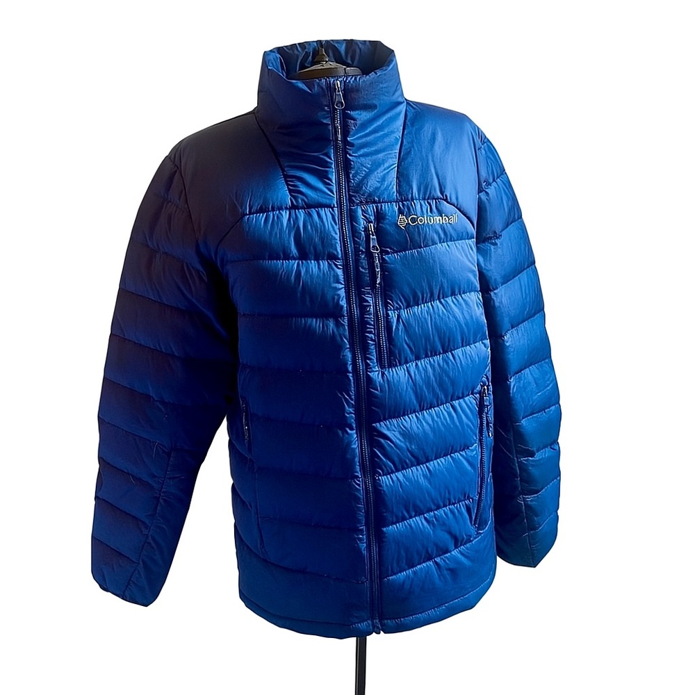 Columbia Omni-Heat Down Puffer Jacket – Cobalt Blue (Size S)